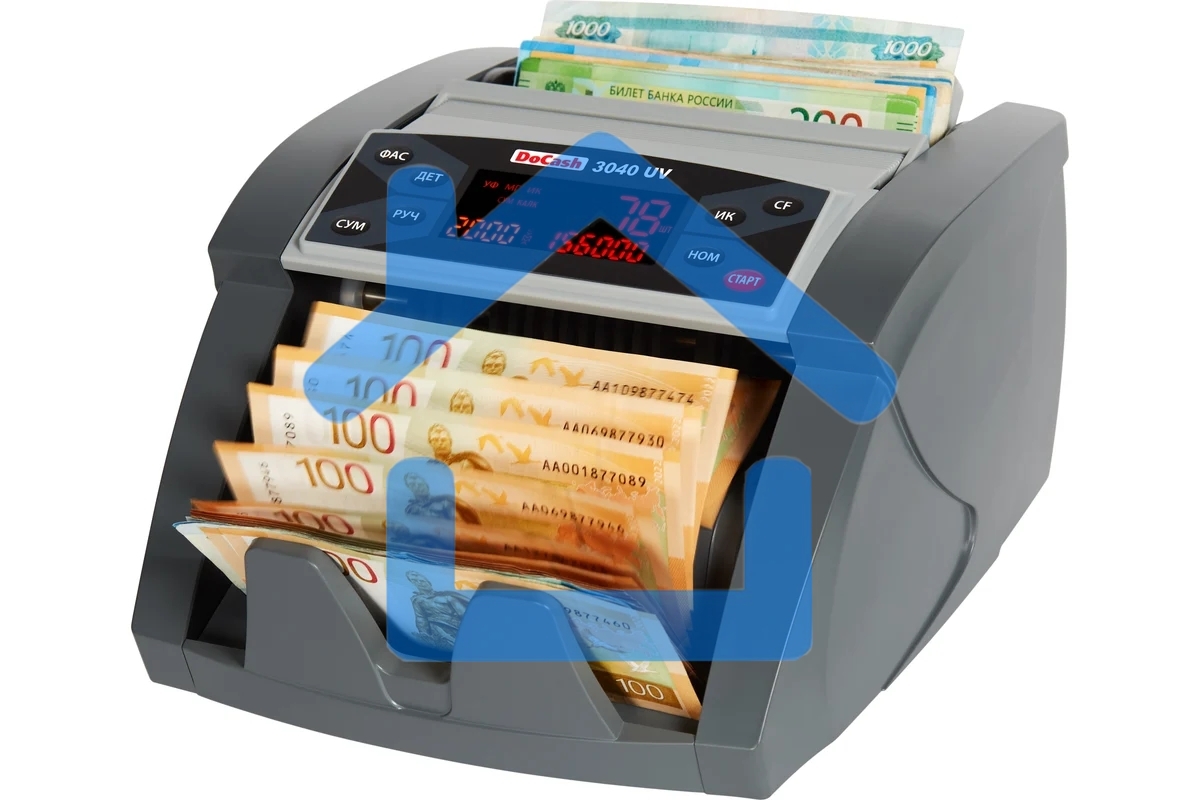 Счетчик банкнот DoCash 3040 UV мультивалюта
