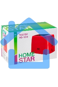 Тостер HOMESTAR HS-1015, красный (106192)