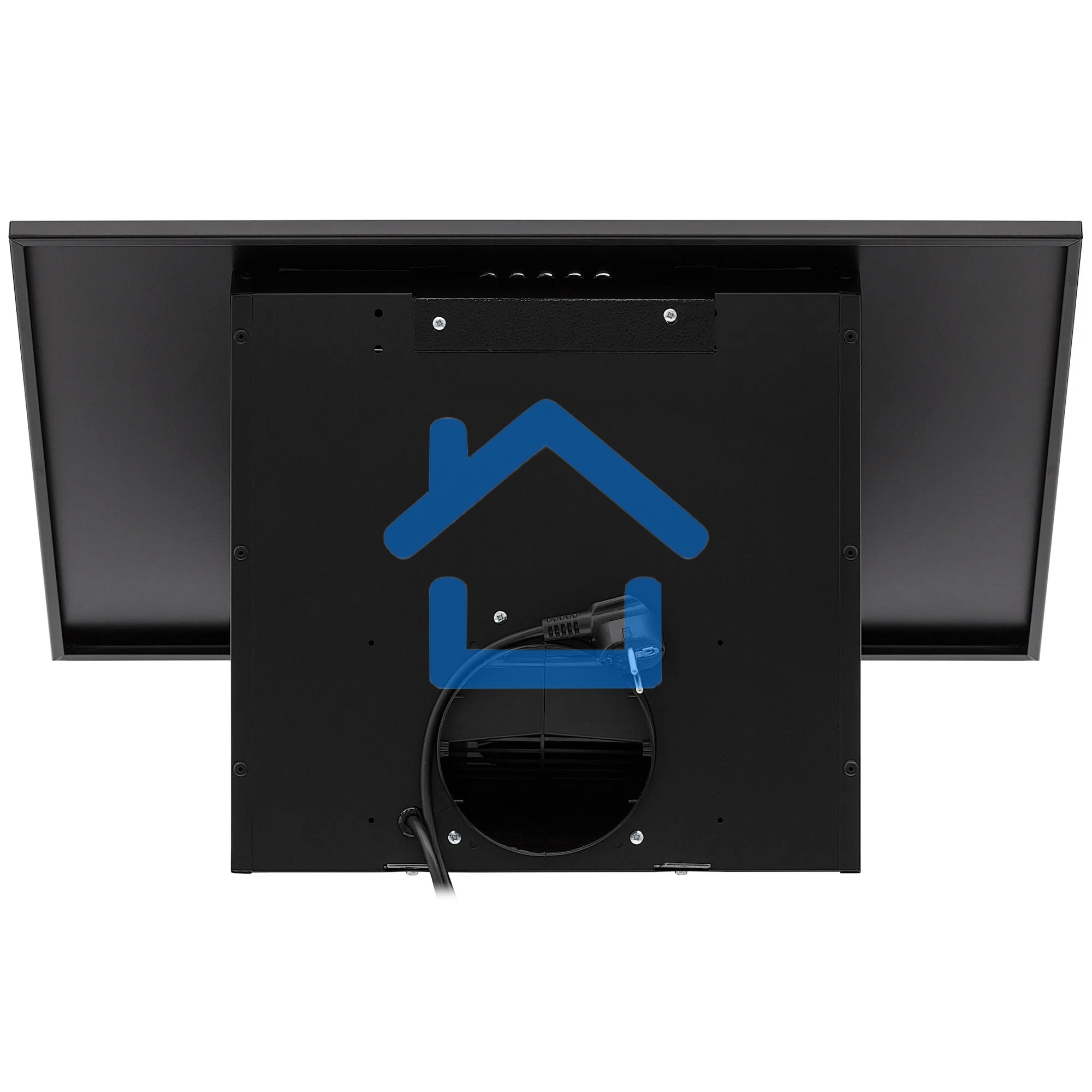 Вытяжка наклонная KRONA Vierkant 600 Black PB черный, 60 см, 890 куб. м/ч, 68 дБ