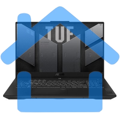 Ноутбук ASUS TUF F17 FX707VUR-HX225 серый 90NR0CS5-M00E30 17.3