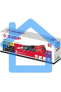 Пила сабельная ЗУБР [ЗПС-850 Э] 850 Вт, 0-2800 ход/мин, рез 150 мм (дерево), 12 мм (сталь), ход штока 28 мм