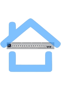 Коммутатор Ubiquiti UniFi Switch Pro Max 16 PoE PoE-коммутатор в стойку, 4х 2.5G RJ45, 12х 1G RJ45, 2х 10G SFP+, раздача 180 Вт