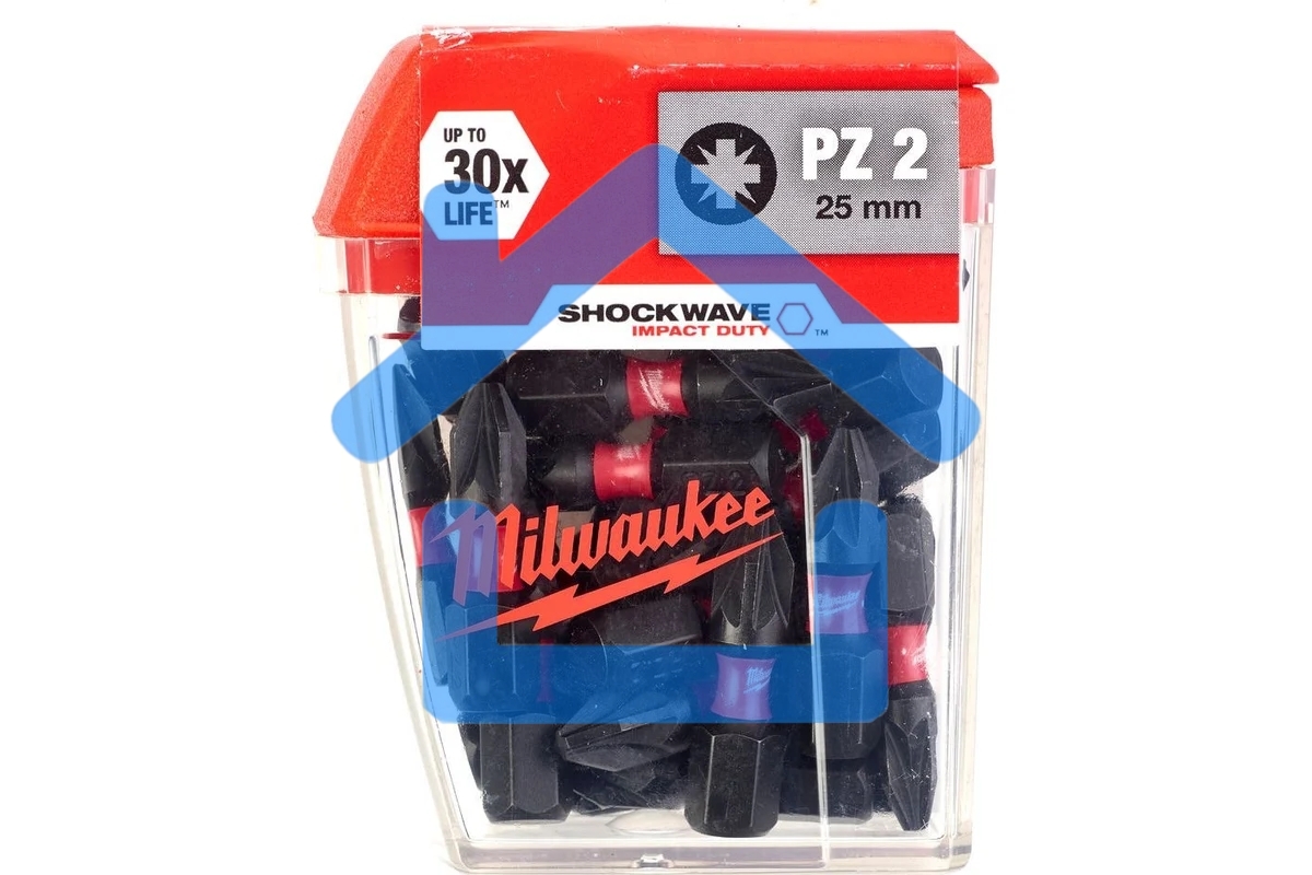 Насадка Milwaukee SHOCKWAVE PZ2 25мм 25шт 4932430864