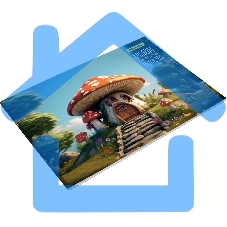 Альбом для рисования Silwerhof 20л. A4 Сказочный мир 4 дизайна, картон скрепка