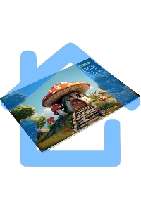 Альбом для рисования Silwerhof 20л. A4 Сказочный мир 4 дизайна, картон скрепка