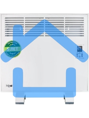 Конвектор IVIGO EPK-Pro Wi-Fi EPK4550P07, белый, 750 Вт, 8 м2, с терморегулятором, Wi-Fi