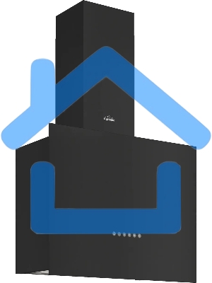 Вытяжка каминная Elikor Метеорит 60П-700-Э4Д черный, 60 см, 700 куб. м/ч, 52 дБ