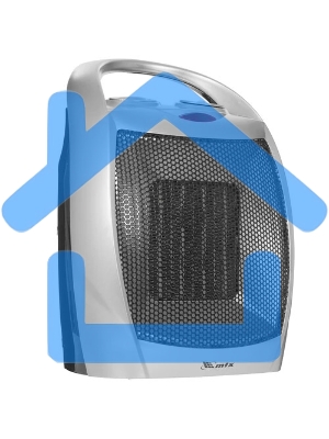 Тепловентилятор MTX FHC-1500, серый, 750/1500 Вт, 15 м2, термостат