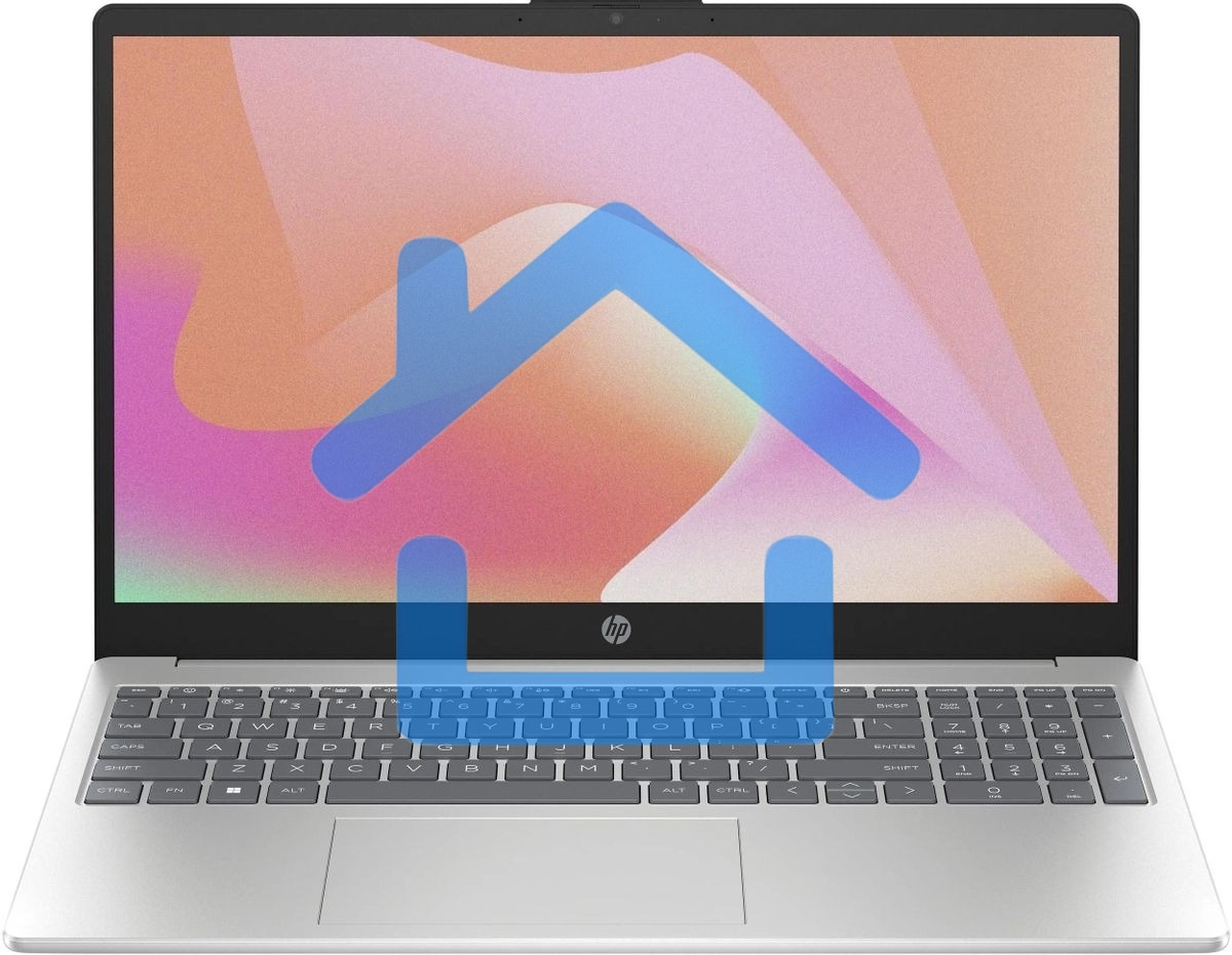 Ноутбук HP 15-fc0024ny Ryzen 7 7730U 16Gb SSD 512Gb AMD Radeon 610M 15.6