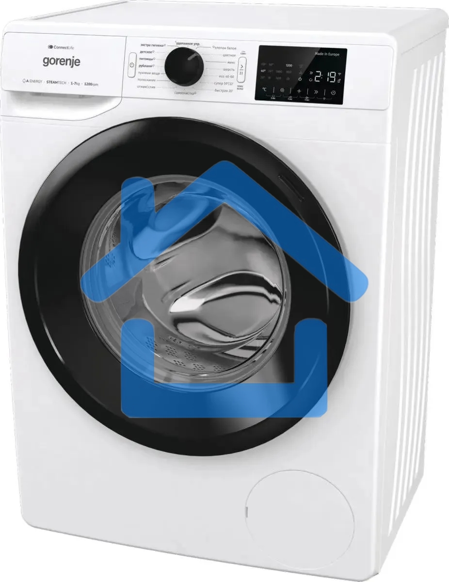 Стиральная машина Gorenje WPNEI72SA1SWIFI/C белый загр. фронтальная макс.: 7 кг 1200об/мин класс: А+++