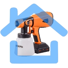 Краскопульт аккумуляторный АКП-20Li (в комплекте 1 АКБ и ЗУ)