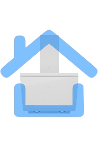 Вытяжка наклонная LEX Furia 600 белая, 59.5 см, 1050 куб. м/ч, 50 дБ