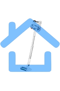 Пылесос вертикальный Red Solution V3010 400Вт белый