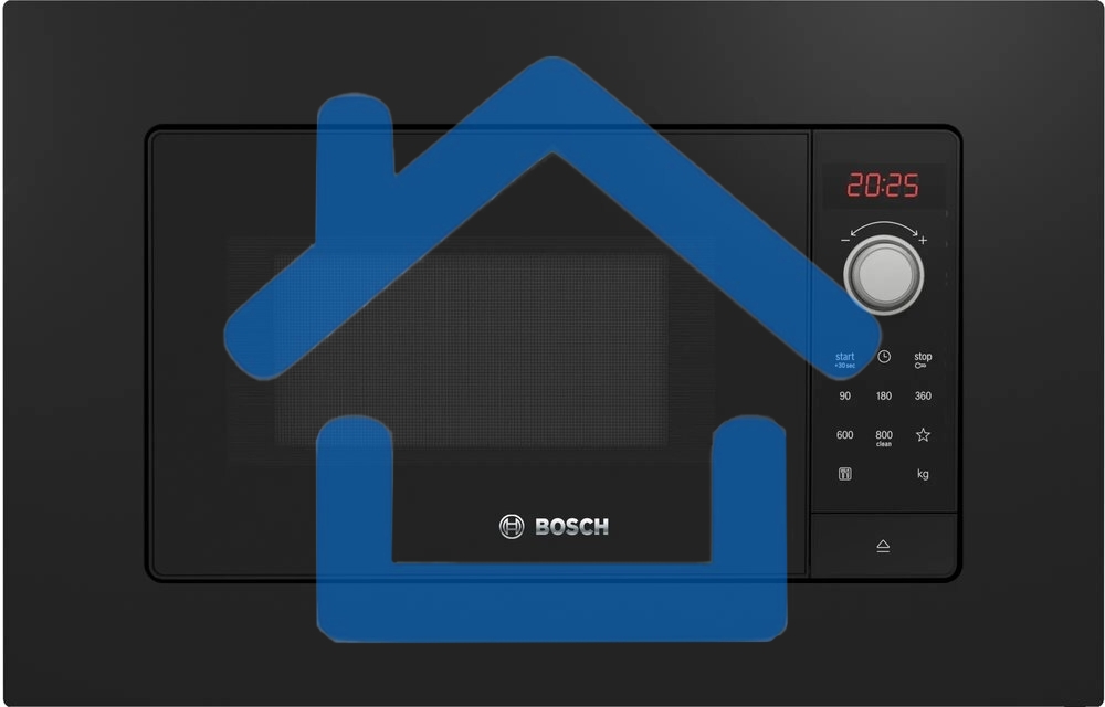 Микроволновая печь встраиваемая Bosch BFL623MB3 черный, 20 л, 800 Вт, переключатели - поворотный механизм/сенсор