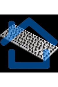 Клавиатура беспроводная механическая Satechi SM1 Slim Mechanical Backlit Bluetooth Keyboard, белый/серый ST-KSM1LT-RU