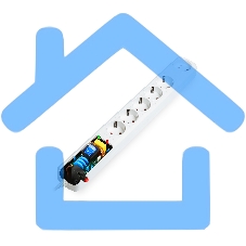 Сетевой фильтр Smartbuy (SBSP-30W-Pro) - 6 роз х 3,0 м- белый