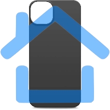 Чехол (клип-кейс) BoraSCO для Apple iPhone 14 Plus черный