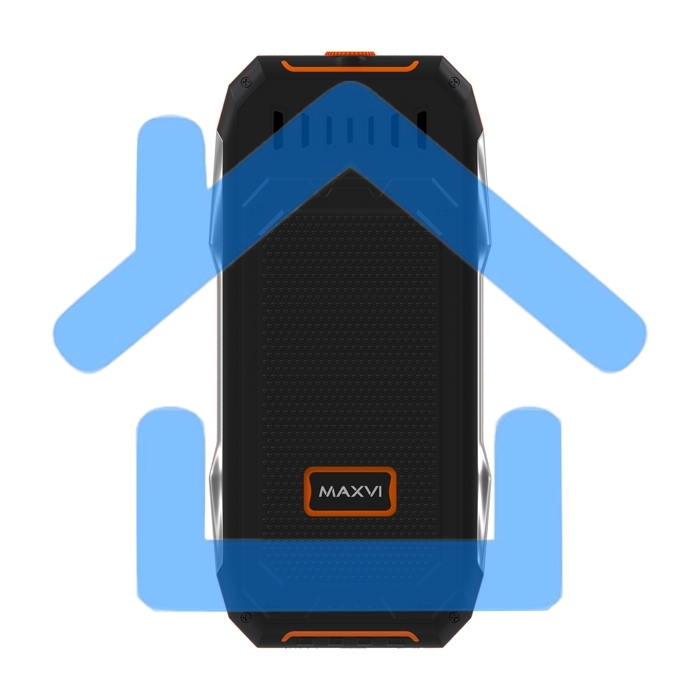 Мобильный телефон Maxvi T101 оранжевый