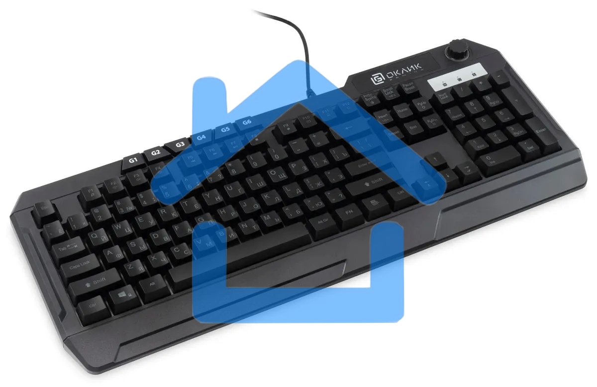 Клавиатура Oklick 715G (1680657) проводная, USB, черный