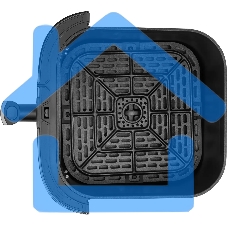 Аэрогриль Hyundai HYF-9090 1700 Вт, черный