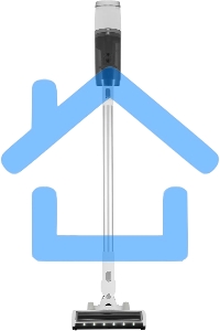 Пылесос ручной Hyundai HYV-S5550 400Вт белый/серебристый