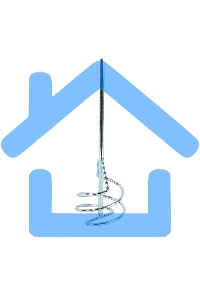 Миксер насадка PATRIOT MP486 для сухих и строит. смесей, оцинкованый,100x600 мм, хвостовик SDS Plus.