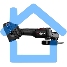 Углошлифовальная машина аккумуляторная Deli DC601, (2АКБ*4А·ч + ЗУ, 20В, 115мм, М14, 3500/6000/8500об/мин, сумка)