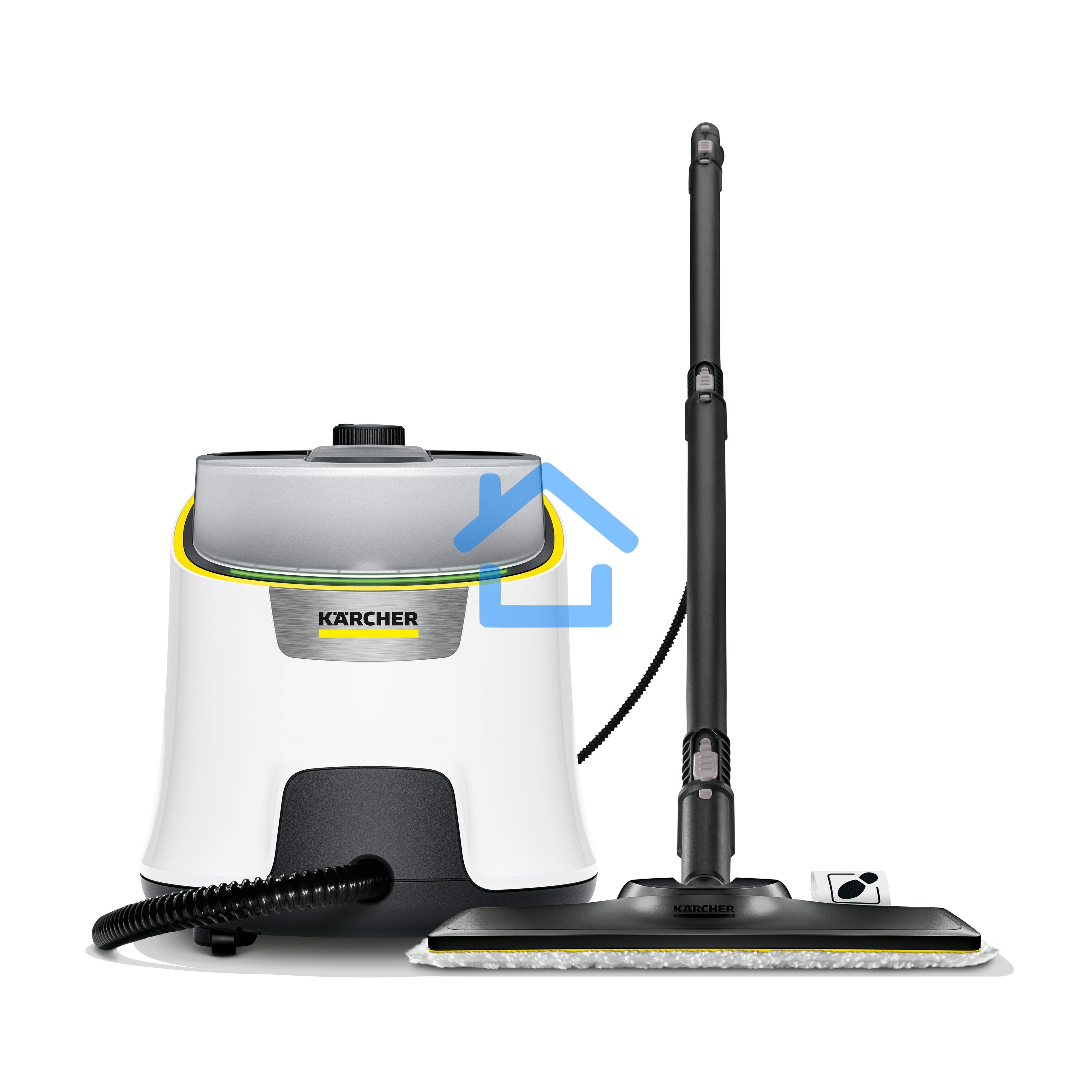 Пароочиститель напольный Karcher EasyFix SC 4 Deluxe 2200Вт белый