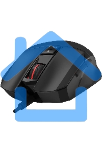 Мышь проводная A4Tech Bloody W65 Max Mini черный, 12000 dpi, USB, кнопки - 9