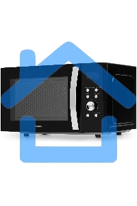 Микроволновая печь Hyundai HYM-D2078 черный/серебристый, 23 л, 800 Вт, кнопки, поворотный механизм