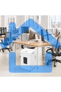 Шредер Cactus CS-SH-K9 белый (секр.P-4) перекрестный 15лист. 48лтр. скрепки скобы пл.карты