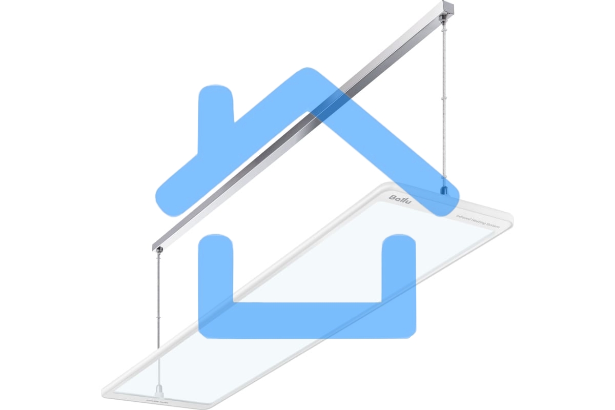 Обогреватель инфракрасный Ballu BIH-GSW-0.5 белый, 500 Вт, 10 м2