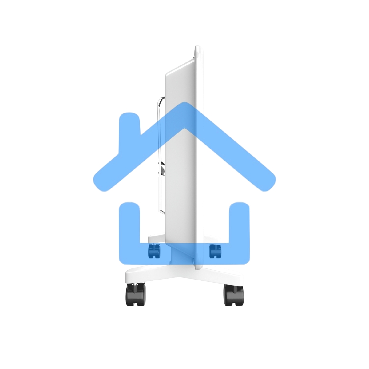 Конвектор Thermex Frame 2000E белый, 2000 Вт, 25 м2, термостат, дисплей, WiFi