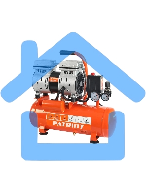 Компрессор PATRIOT WO 10-120 525306370 Безмасляный, 0,65 кВт, 2850 об/мин, 120 л/мин, 10 л, 8 бар