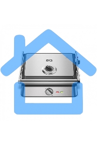 Электрический гриль BQ GR3007, черный/стальной