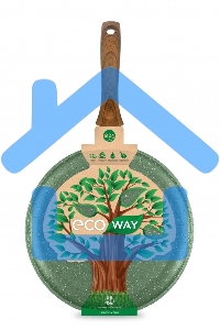 Сковорода блинная 24 НЕВА МЕТАЛЛ ПОСУДА EW6224 ECO WAY н/р