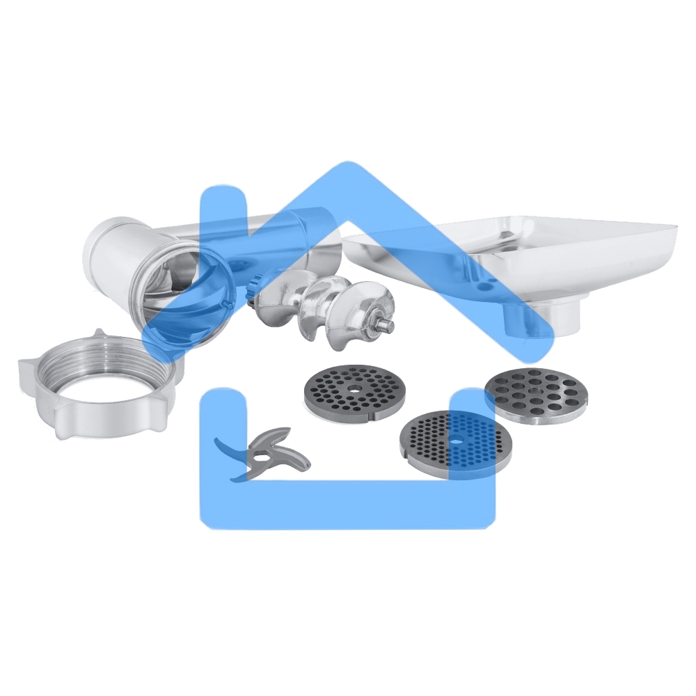 Мясорубка электрическая Maunfeld MMG.2000BRSV черный, 2000 Вт