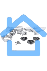 Мясорубка электрическая Maunfeld MMG.2000BRSV черный, 2000 Вт