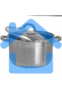 Кастрюля WEBBER BE-114/2 6,6 л, 24 см, нержавеющая сталь, индукция, с крышкой