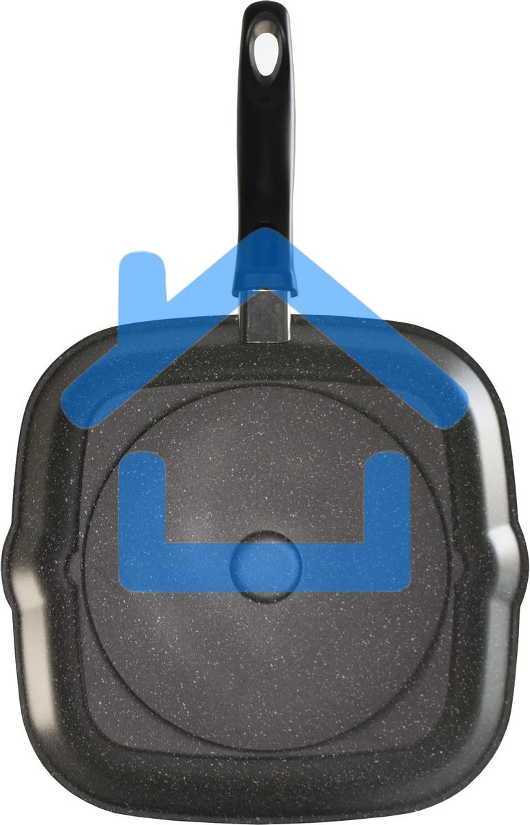 Сковорода-гриль StarWind Chef SW-CH3027GGR, 27х27см, без крышки, серый