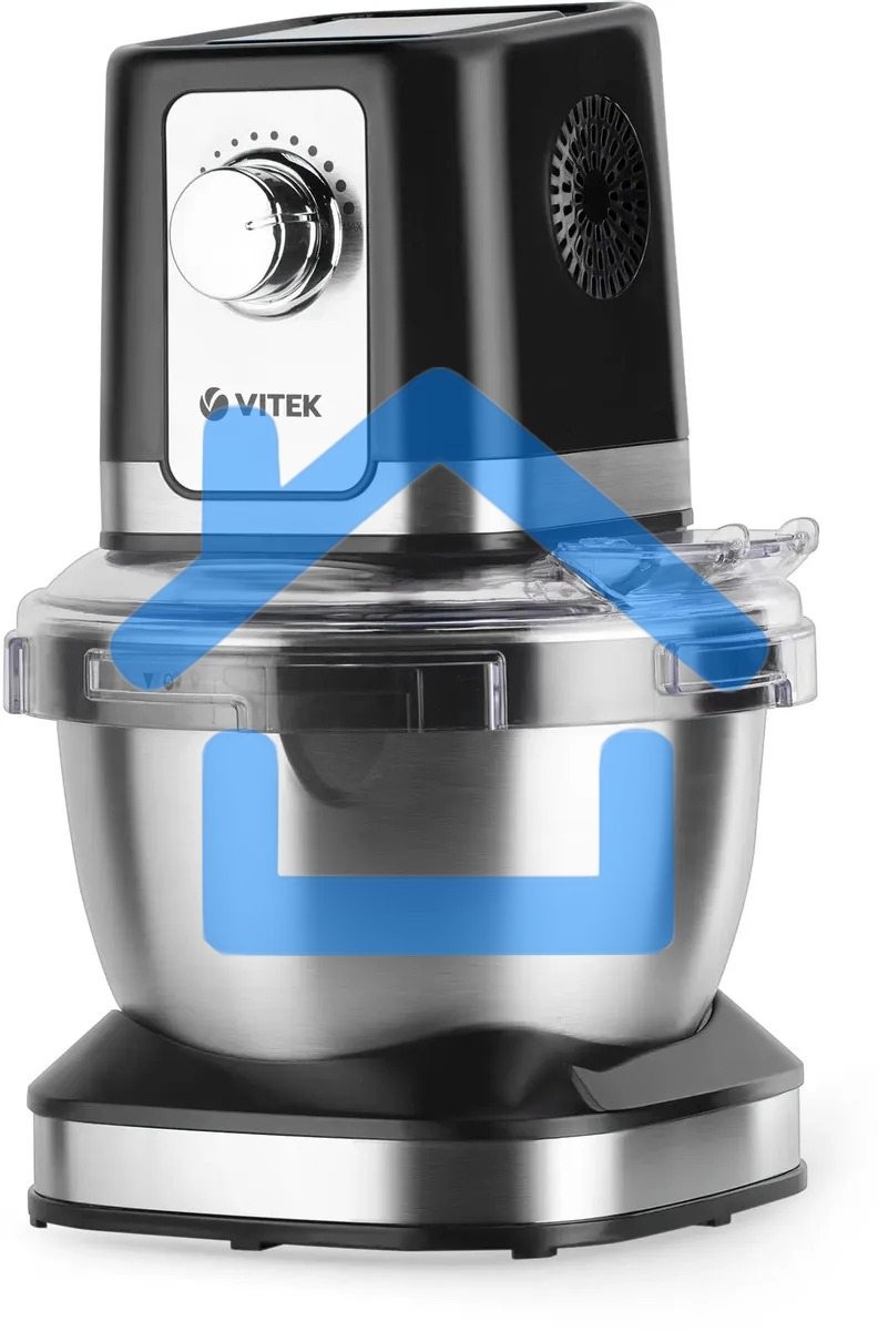 Кухонная машина Vitek VT-1435 черный/серебристый