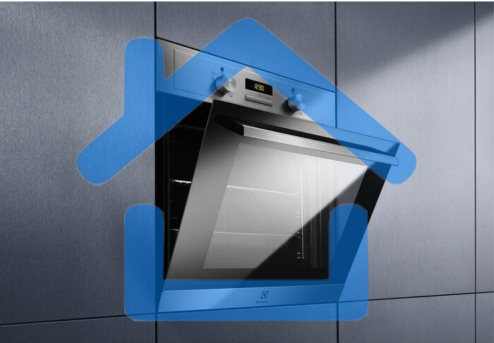 Духовой шкаф электрический встраиваемый Electrolux EOF3H00BX нержавеющая сталь