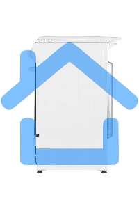 Плита газовая Cezaris ПГ 2150-10 белый, конфорок 4 шт, духовка 43 л, 51 см x 85 см x 55 см