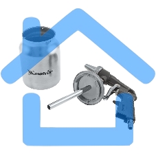 Пистолет пескоструйный Matrix с нижним бачком пневматический