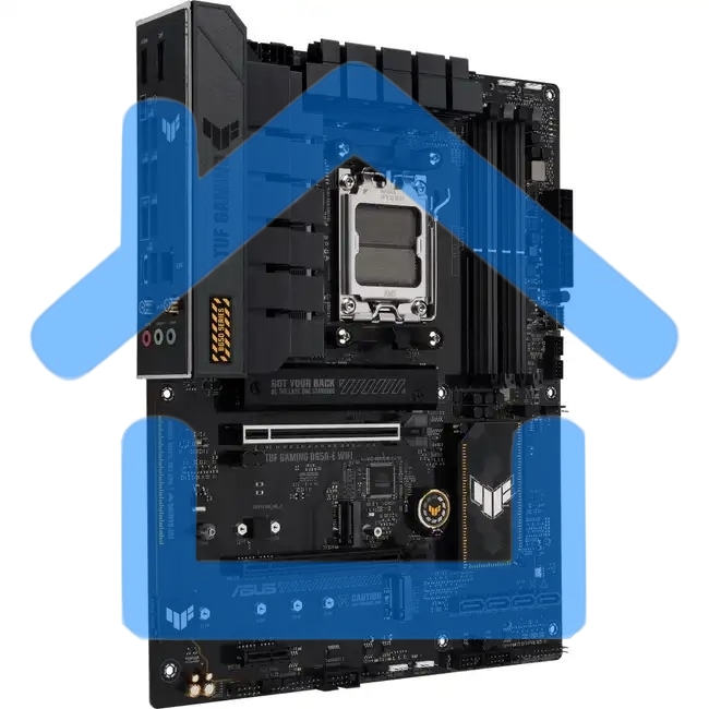 Материнская плата ASUS TUF GAMING B650E-PLUS WIFI, AM5, AMD B650, 4xDDR5, 4xSATA, 3xM.2, 1xPCIe 5.0 x16, 1xPCIe 4.0 x4, 2xPCIe 4.0 x1, 1xDisplayPort, 1xHDMI, 1x2.5Gb LAN, Wi-Fi 6E, Bluetooth 5.3, 1xUSB-C 20Gbps, 3xUSB-A 10Gbps, 6xUSB-A 2.0, 5x3.5 мм, 7.1,