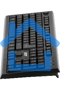 Комплект клавиатура + мышь Acer OKR120 клав:черный мышь:черный USB беспроводная Multimedia