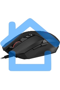 Мышь проводная A4Tech Bloody W65 Max Mini черный, 12000 dpi, USB, кнопки - 9