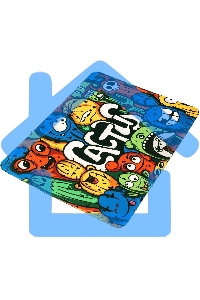 Коврик для мыши Cactus CS-MP-PRO07XL_MAK Colorful Cacti 400x300x3мм