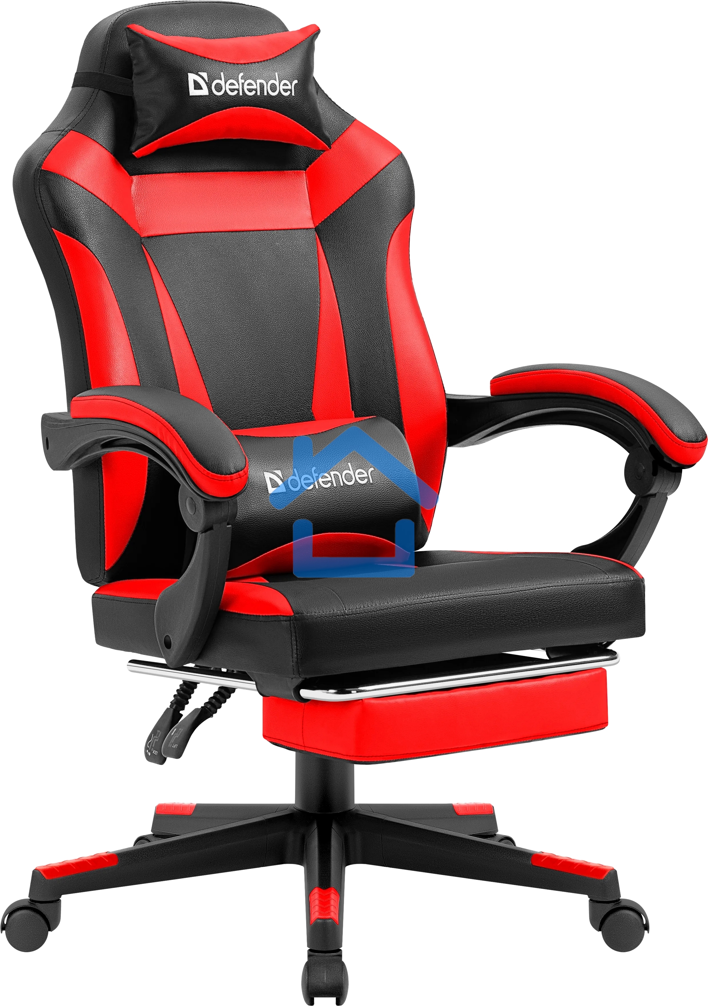 Кресло игровое Defender CRUISER BLACK/RED PU