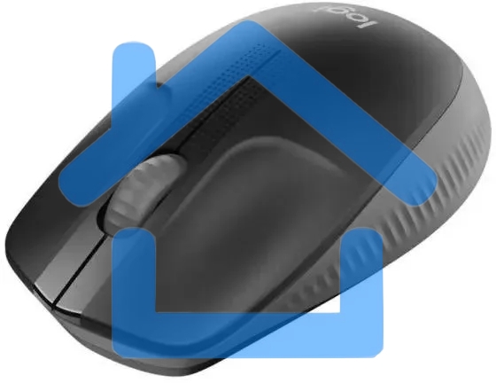 Мышь беспроводная Logitech M190 черный, 1000 dpi, радиоканал, USB, кнопки - 3